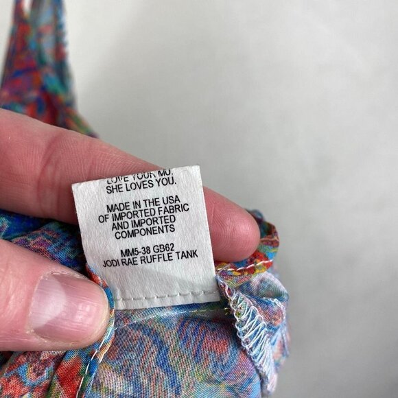 NWT-Show Me Your Mumu Jodi Rae Ruffle Tank- MD - Picture 5 of 9